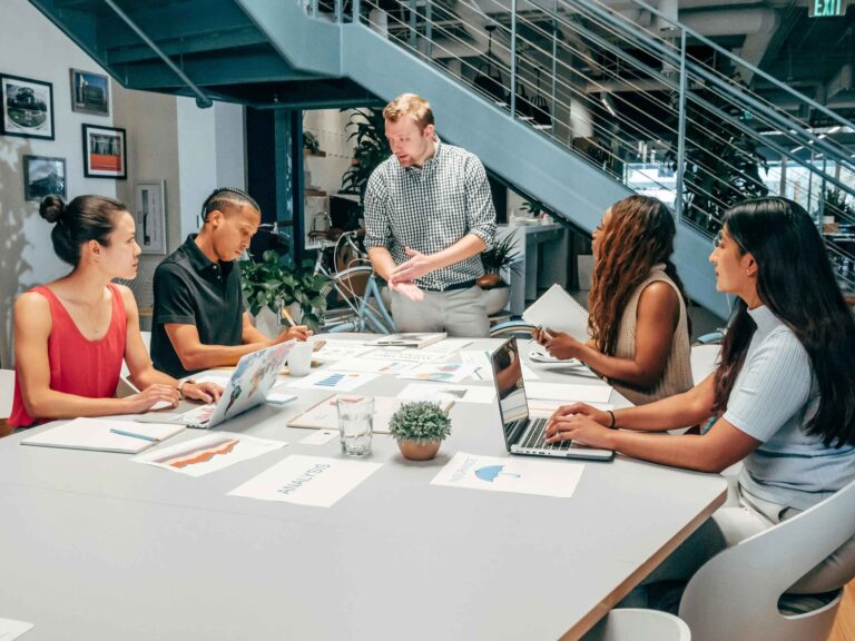 Angrish Marketing team planning an AI-driven marketing strategy